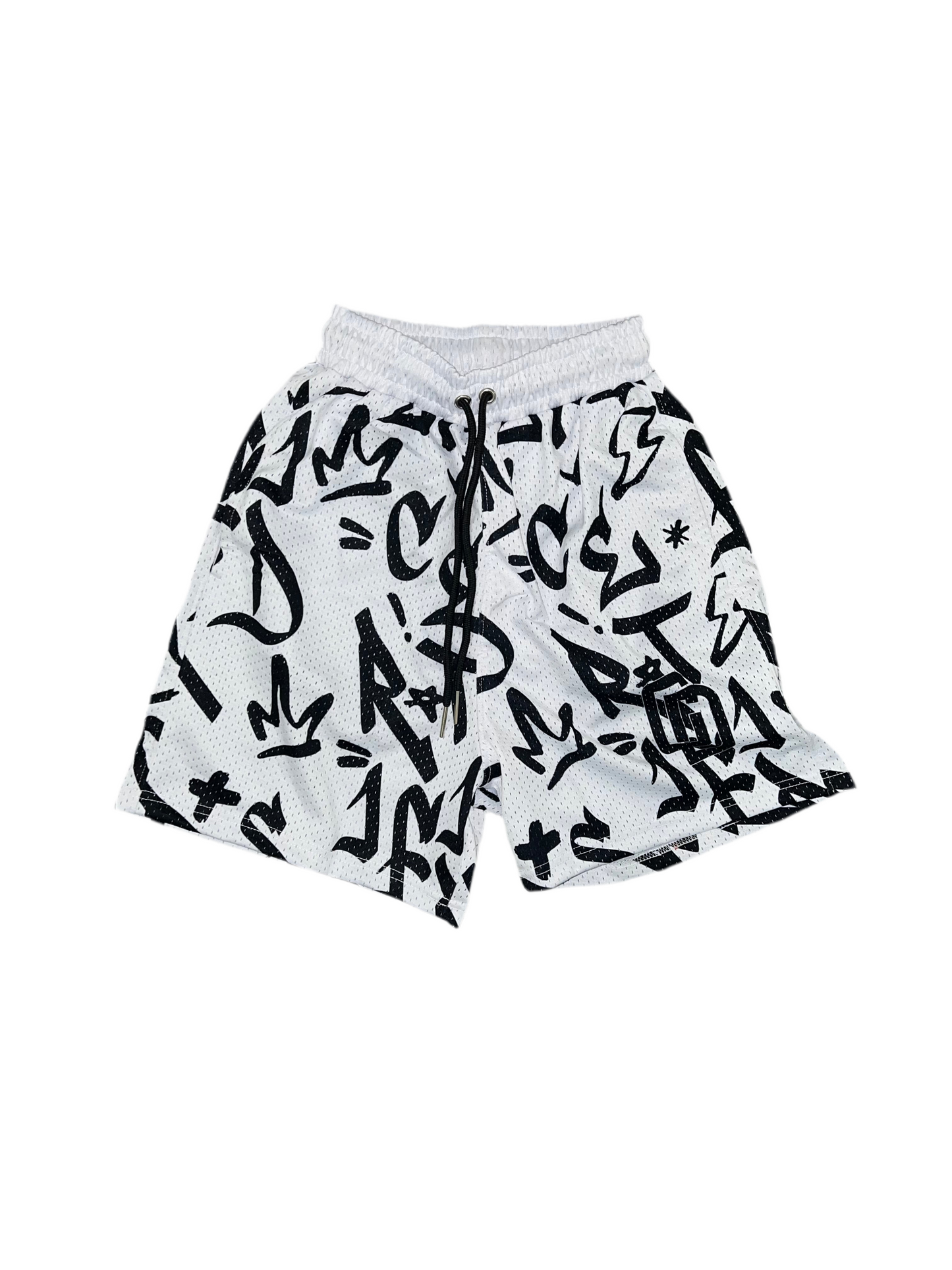 Graffiti Mesh Shorts