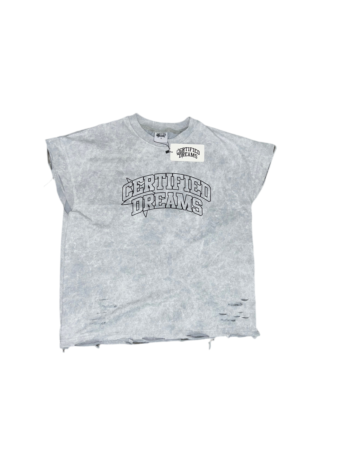 Certified Distressed Sleevless