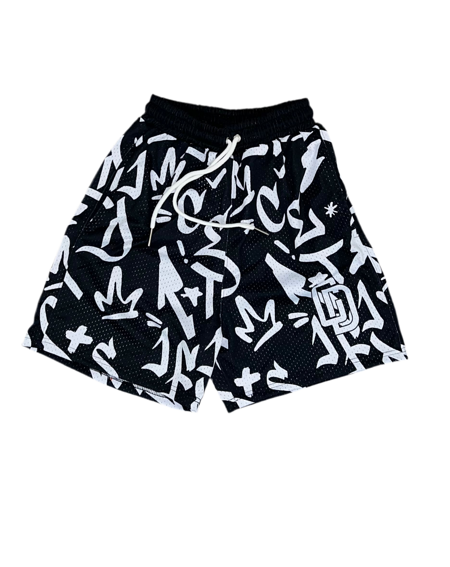 Graffiti Mesh Shorts