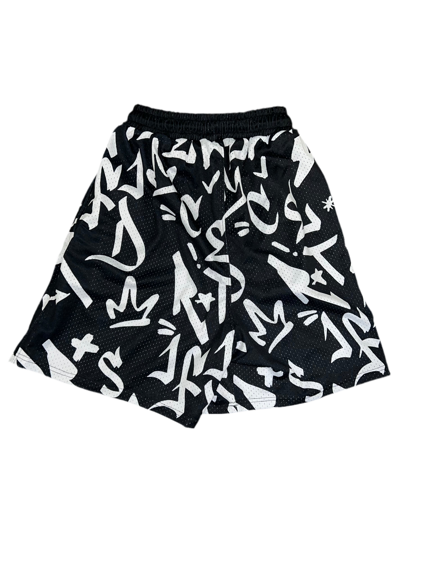 Graffiti Mesh Shorts