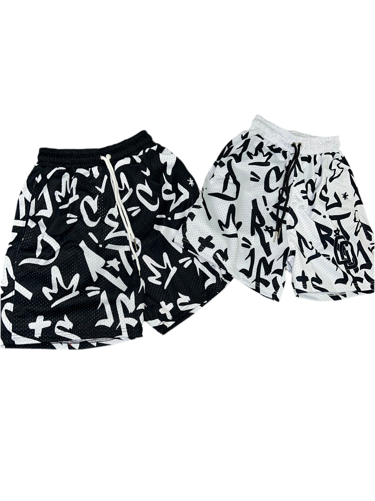 Graffiti Mesh Shorts