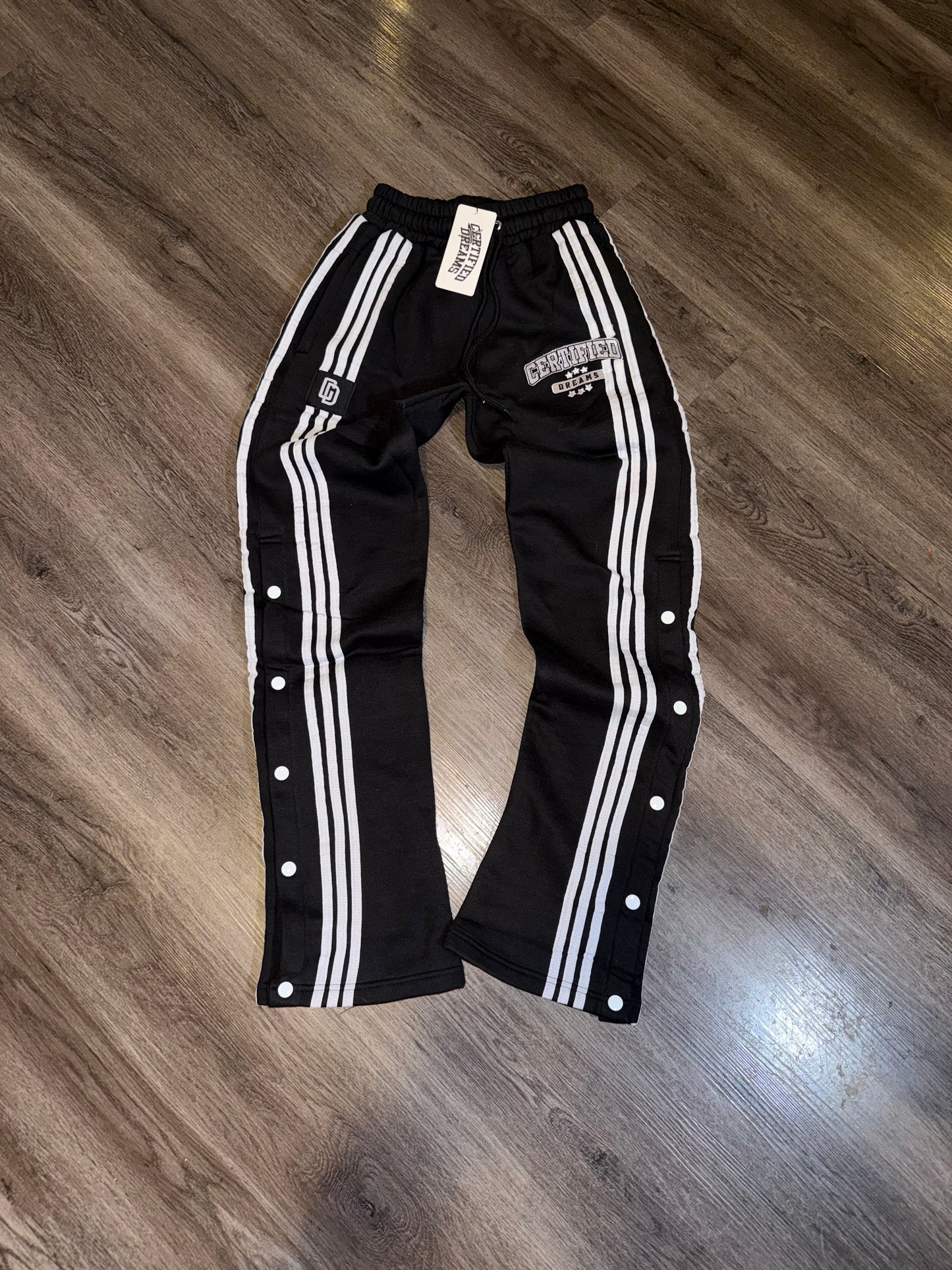 Black Certified Track Pants