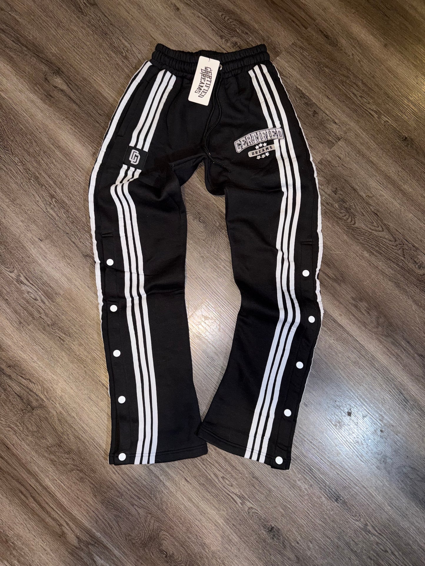 Black Certified Track Pants