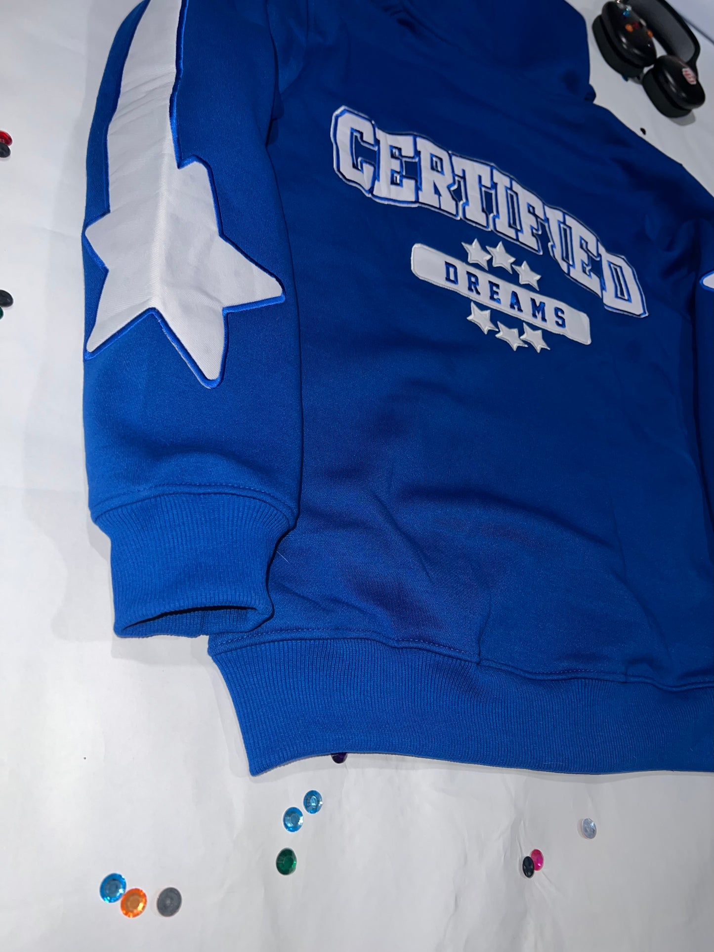 Royal Certified Rhinestone Hoodie