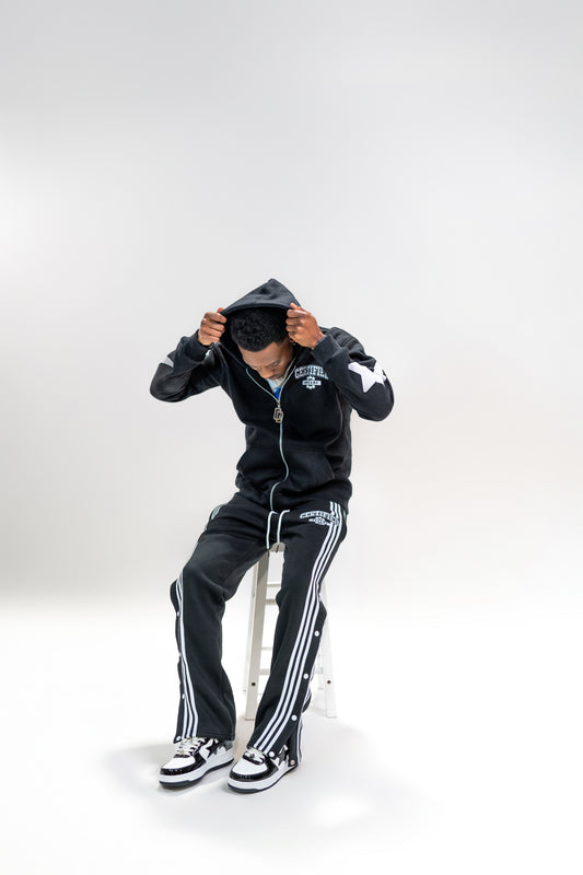 Black Certified Track Pants