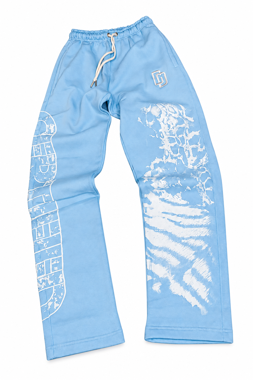 Joggers on a clean white background